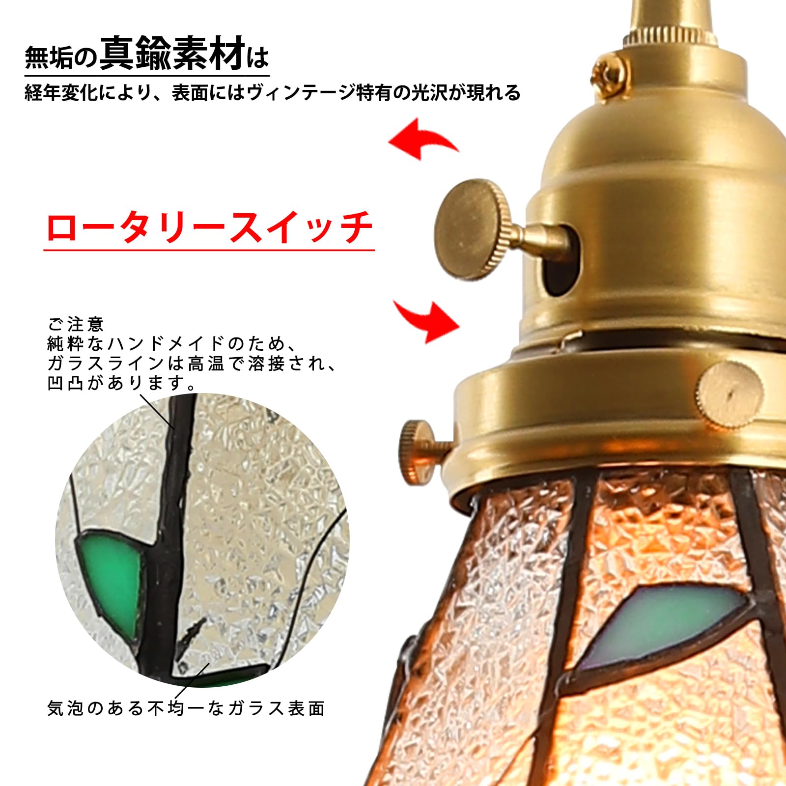 ペンダントライト LED ガラスシェード おしゃれ 北欧モダン風 真鍮製ボディ Amazon.co.jp : ペンダントライト LED ガラスシェード おしゃれ